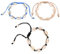 Bkemkri 3 Pièces Bracelet Coquillage Bracelets de Cheville, Bracelet de Corde de Style Hawaïen Bracelet de Coquillage Naturel, Réglable Bracelet en Coquillage Bracelet Unisexe pour Femmes et Filles