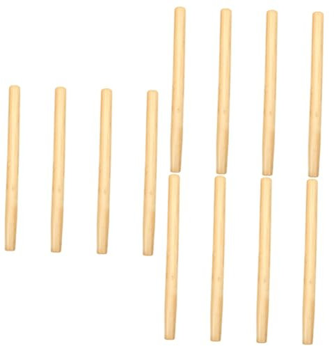 1set Garden Grip Pole Broom Edger Tool Handle Tamper Stick Compressor Convenient Inflator Hoes Sickles Handles Mallet Fall Weeding Tool Detection Hickory 4pcs