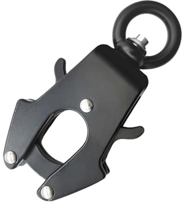 Karabiner für Hundeleine, Halsband, drehbarer Froschclip, Zinklegierung, robuste Schnalle, Schnellverschluss für mittelgroße und große Haustiere