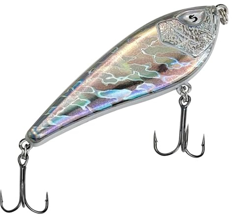 Senshu Jerkaza Jerkbait 8cm / 12cm – Slow Sinking Kunstköder für Hecht, Zander & Barsch – Raubfischköder mit Geräuschkugeln, Side-to-Side Aktion