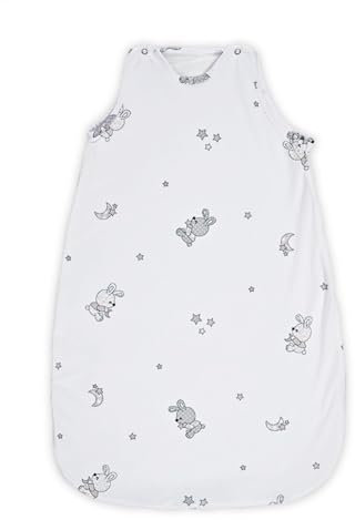 Lorelli Baby-Sommerschlafsack Summer, Länge 80 cm, Breite 42 cm, 100% Baumwolle grau gemustert