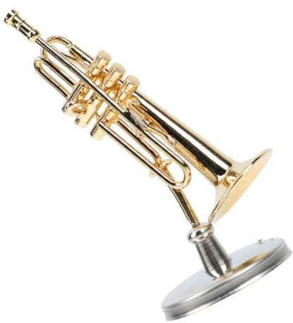 Kupfernes Trompetenmodell Dekoration Miniatur Instrument