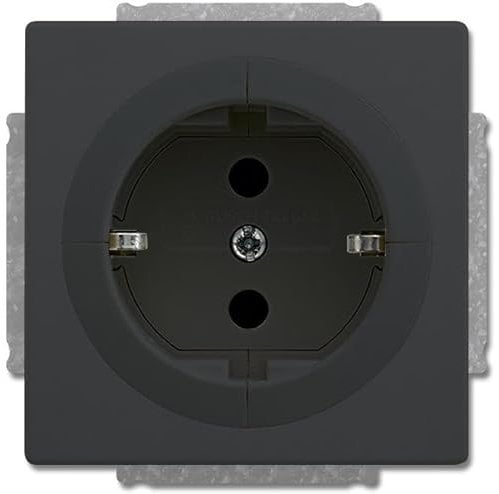 Busch-Objektsteckdose®, mit erh. Berührungsschutz 20 EUAB-81 anthrazit