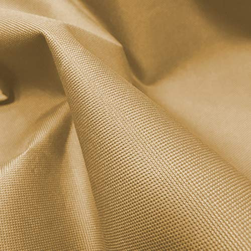 A-Express Schwer Pflicht Strapazierfähiger Dicker wasserdichter Segeltuchstoff 600D Outdoor Abdeckplane Meterware - Beige 1/2 Half Metre (50cm x 150cm)