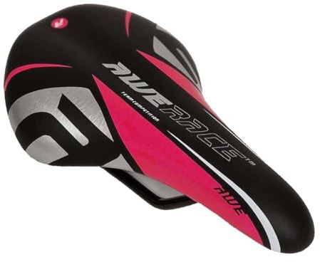 AWE Youth Junior Saddle Bicycle, Black/Pink/Silver Unisex