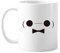 Baymax Tasse mit schönem Gesicht aus Keramik für Kaffee und Porzellan