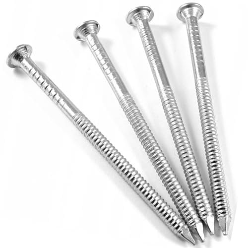 100 x 60mm Annular Ring Shank Nails Steel Zinc Plated HIGH SS8® Quality