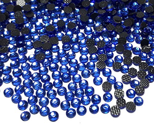 Perlin Hot Fix 4 mm Cristal Parte trasera plana Rhinestones SS16 2880 piezas Hotfix piedras redondas de cristal piedras preciosas 3,4 ~ 4 mm, 3,4mm ~ 4mm, Cristal