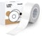 Makeid Kompatibel Etikettenband Hitzebeständig Selbstklebend als Ersatz für Makeid L1/Q1/E1 Weiß Lücke 12mm x35 mm