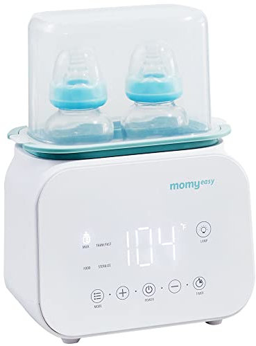 MOMYEASY Chauffe-biberon, chauffe-biberon, 7 en 1, avec écran LCD, chauffe-biberon, avec contrôle de la température 24 h
