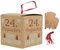 Schachteln zum Befüllen · Adventskalender mit 24 Würfel · Adventskalender Geschenkboxen · Weihnachtskalender DIY · Schachteln zum Befüllen · Adventskalender selbst gestalten