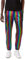 LucMatton Herren Jogginghose Metallic Glänzend Disco Party Elastische Hose, mehrfarbig, S