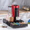 FlagShip Vertuo Pod Holder Coffee Pod Organizer Modern Design Metal Stand Black (50 Pods Capacity)