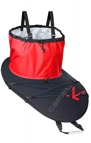Hiko Kajak Spritzdecke Camel 94 mit Nylon Kamin und Einer Neoprendecke Spritzschutz, Farbe:rot
