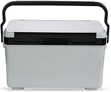 Tragbarer Werkzeugkasten für Angelgeräte, Ultraleicht, langlebig, Isolierung für Meeresangeln, Angelkasten, 30 l, Angelkasten, Aufbewahrungsbox für Angelwerkzeuge (Farbe: Grau, Grö
