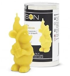 Apicultor Molde de vela de silicona con Mickey Mouse con regalo (altura 10,5 cm)
