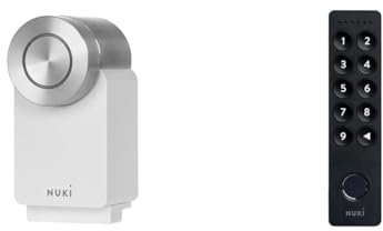 Nuki Smart Lock Pro (4a generazione), serratura intelligente con WLAN e Matter & Keypad 2, porta con codice o impronta digitale