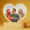 Bemaystar Personalisierte Geschenke Familie - Personalisierte Lampe mit Foto und Text - Acryl-Bilderrahmen mit optionalem LED-Sockel