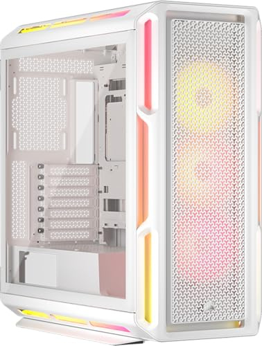 Corsair iCUE LINK 5000T LX White Tempered Glass ARGB Mid-Tower ATX PC Case
