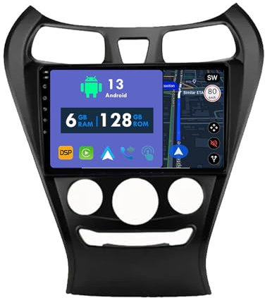 RoverOne Autoradio GPS für Hyundai EON Santro Atos 2012 2013 2014 2015 2016 2017 2018 2019 Carplay Android Auto Stereo Head Unit Bluetooth Sat Navigation
