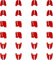 YETTAT 42-38-0017 No-Mar Pad Kit for Milwaukee M18 2746-20 Nailer Tip, 18Aa Nailer for Milwaukee Nailers Bit, 24 Piece Set