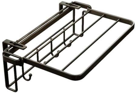 Milageto Séchoir à Linge à Radiateur Chauffant, Étendoir à Linge Ménager avec Crochet pour Séchage Rapide, Facile à Installer, Fer Pliable 90° à Repasser, Robuste, Pratique et Polyvalent, Petit