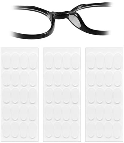 Nevoluxer 30 Paar Brillen-Nasenpads für Brille und Sonnenbrille, Rutschfeste Silikon Nasenpolster, Selbstklebend für Komfortablen Halt (30 Pairs of Teardrop)