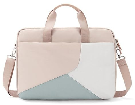 VEWSSDC Stilvolle, wasserdichte und kratzfeste Laptoptasche im Patchwork-Stil für 13-14-Zoll- und 15-16-Zoll-Laptops. Umhängetasche, Patchwork, 15,16 Zoll