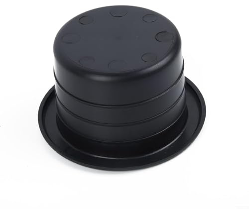 Lot de 4 porte-gobelets encastrés en plastique pour camping-car, voiture, bateau, remorque, convient pour le stockage sécurisé des tasses à eau et des petits objets