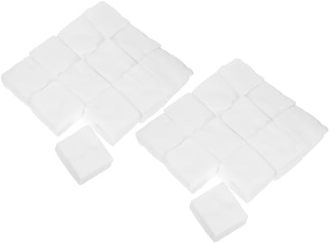 JOINPAYA 4800 Stück Fusselfreie Baumwoll Gesichtspads zum Abschminken und Auftragen von Gesichtswasser Dünne Saugfähige Make Up Entfernerpads für Empfindliche Haut und Unterwegs