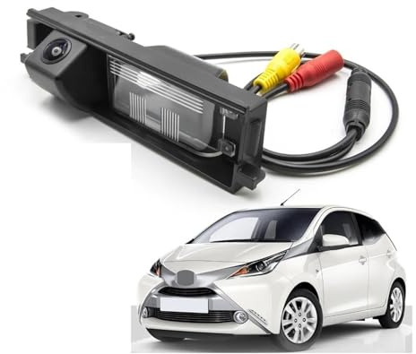 Rückfahrkameras Für Toyota Für Aygo AB40 2014-Präsentieren Auto Backup Reverse Monitor CCD HD AHD Fisheye Rückansicht Kamera Rückansicht Kamera(A120 CVBS 680x480)