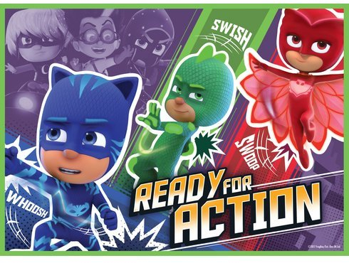 Ravensburger Puzzle 42 Pj Masks - 42 Teile, Karton, Jigsaw, Modern, Rätsel, Puzzle, 1 Set, 42 Stück, ab 14 Jahren