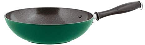 Sambonet 1965 Vintage Quarzo Nero Alrededor Wok/Stir-Fry pan - Cacerola (Alrededor, Wok/Stir-Fry pan, Verde, Aluminio, 3,5 L, Italia)