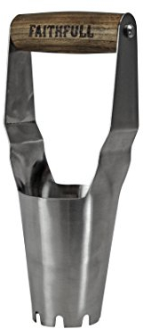 Faithfull Prestige Stainless Steel Bulb Planter with Ash Handle