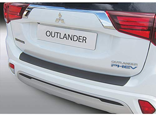 RGM ABS Heckstoßstangenschutz passgenau | kompatibel mit Mitsubishi Outlander PHEV 2015- Schwarz