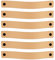 Brute Strength - Ledergriffe für Möbel - Natur - 12 Stück - 20 x 2,5 cm - Schrankgriff, Türgriff für Küche, Bad, Schränke, Kommode, Holz