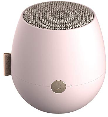 KREAFUNK aJAZZ Eleganter Edler Bluetooth Lautsprecher Dänischen Design TWS True Wireless Stereo (Dusty Pink)