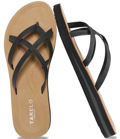 TARELO Infradito da Estive Donna Sandali Nero 39