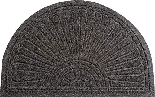 Dune Halfmoon dark grey 55x85 cm, innen und außen, waschbar
