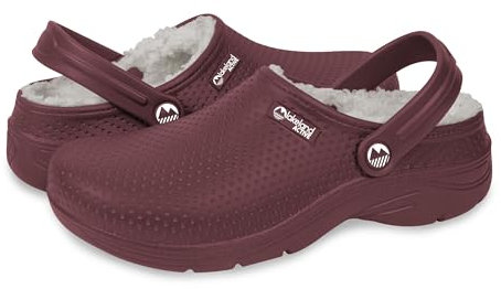 Lakeland Active Women's Fleece-Lined Dockray Clogs - Plum - 7 UK