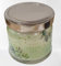 PartyLite 3-Docht- Duftwachsglas Grüner Tee Matcha / Green Tea
