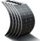 5pcs 100W 18V Módulo Solar Panel Solar Cargador Solar Flexible Célula Solar Monocristalina Impermeable al aire libre con cable de carga para automóviles, barcos, vehículos recreativos, baterías de 12V