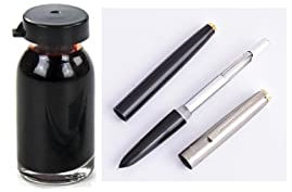 Optimum Store Safran Stylo Encres (20 cc) - Rouge - Dye-based - Bouteille - Ensemble Stylo Encres