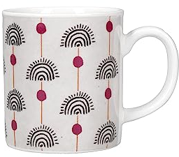 KitchenCraft Espresso Mug Exotic Rainbow