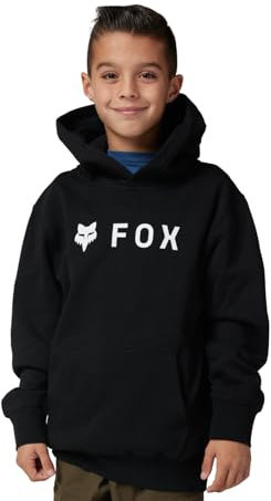 Fox Racing Yth Absolute Fleece Po Windbreaker Unisex Kinder, Schwarz, M