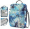Dadanism 9-11 Zoll Tablet Tasche mit Schultergurt & Griff für iPad Pro 11, iPad Air 11, iPad (A16) 11, iPad 10. Gen 10,9, iPad 9/8/7. Gen 10,2, iPad Air 5/4,Galaxy Tab A9+ 11 Tab M11,Marmor Blau