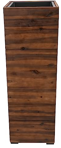 dasmöbelwerk Blumenkasten Pflanzkasten Akazie 33 cm