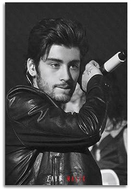 VZRSQZK Sänger-Poster Zayn Malik, dekoratives Gemälde, Leinwand, Wandposter und Kunstdruck, modernes Familienschlafzimmer-Dekor-Poster, 20 x 30 cm
