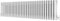 Radbliss Horizontal Traditional 3 Column Radiator 300x1460mm White Cast Iron Style Design RAD Central Heating