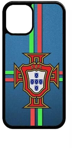 Générique Coque pour iphone 12 - Blason Portugal Bleu - Silicone - Noir